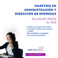 Maestría en Administración y Dirección de Empresas