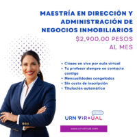 Maestría en Dirección y Administración de Negocios Inmobiliarios
